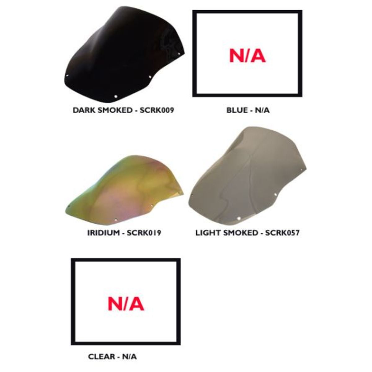 Light smoked double bubble screen for Kawasaki ZX12R Ninja (2000-01), featuring a sleek design and durable material, with a subtle tint enhancing visibility and style.