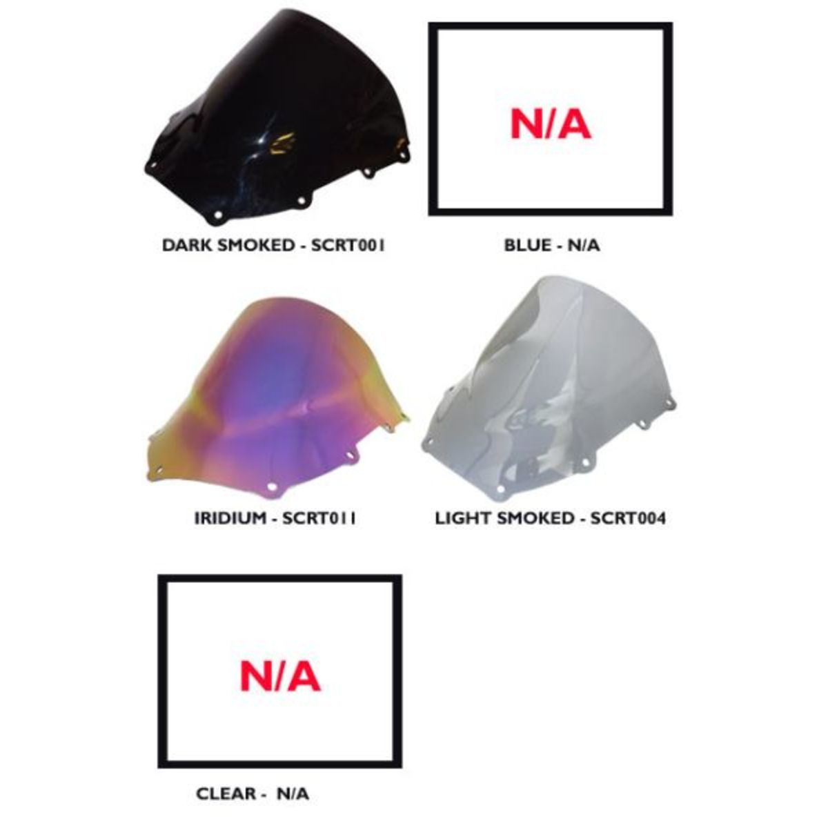 Airblade Airblade Light Smoked Double Bubble Screen - Triumph T595 & T595I & T955I Daytona 1997-2000