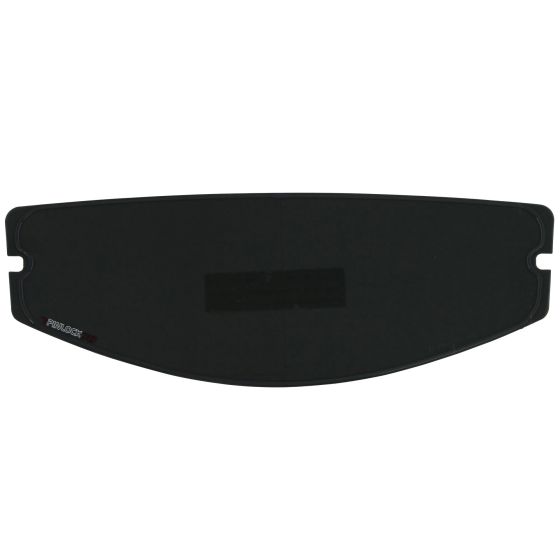 Light smoke fog-resistant lens designed for Airoh GP550S and GP500 helmets, featuring a curved shape and Pinlock branding on the side.
