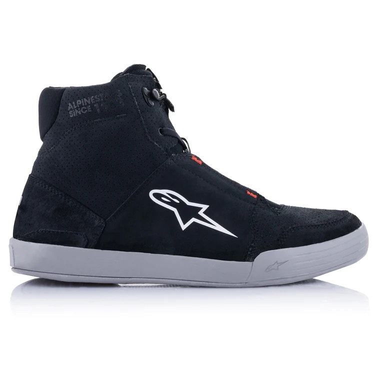 Alpinestars Chrome Motorcycle Shoes - UK 9 - Black / Cool Grey / Fluro Red, Black/grey/red - image 2