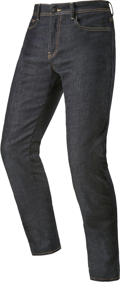 Blue Alpinestars Cult-8 Stretch Denim jeans in size 28, featuring a slim fit, classic five-pocket design, and contrasting stitching for a stylish look.