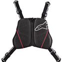 Black, white, and red Alpinestars Nucleon KR-C 2015 chest protector in size XS/S, featuring a lightweight design with adjustable straps and a prominent logo.