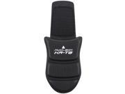 Black and white Alpinestars Nucleon KR-TB tail bone protector featuring a sleek design, textured surface, and adjustable strap, suitable for one size.