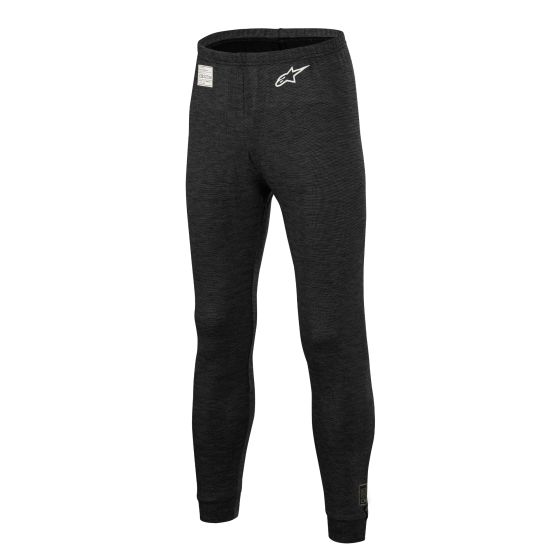 Black Alpinestars Race V3 underwear bottoms in size S, featuring a snug fit and soft material, with a white logo on the left thigh.