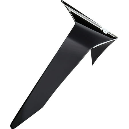 Black Alpinestars Supertech S-R10 spoiler with a sleek, aerodynamic design, featuring a glossy finish and a pointed tip for enhanced performance. Size: One Size.