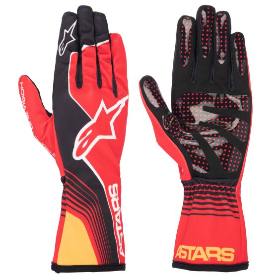 alpinestars Alpinestars Tech 1-K Race V2 Kart Gloves - XXXXS (Childs S), Future - Red / Tangerine