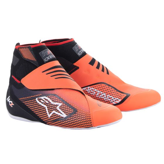alpinestars Alpinestars Tech 1-KZ V2 Kart Boots - UK 7.5 / Eur 41, Black / Fluro Orange