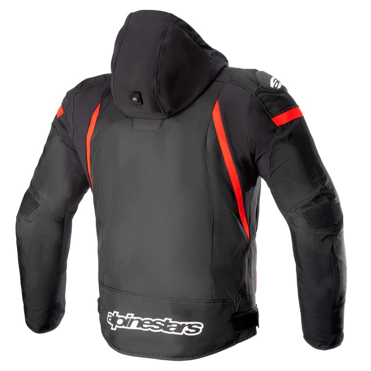 Alpinestars Zaca Waterproof Textile Motorcycle Jacket - 2X-Large - Black / Bright Red / White, Black/red/white - image 2