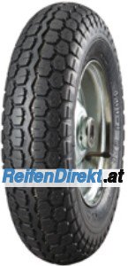 Anlas NR-SP motorcycle tyre in black rubber, size 4.00 18 (64P) TT, featuring a textured tread pattern for enhanced grip, suitable for both front and rear use.