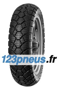 Black rubber scooter tyre with a rugged tread pattern, labeled "Anlas Winter Grip 2," size 110/70 12, designed for winter conditions, suitable for front or rear use.