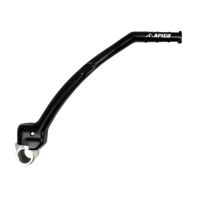 Black aluminum kick start lever designed for Yamaha YZF250 (2010-2018) and WRF250 (2015-2019), featuring a curved shape and textured grip for enhanced performance.