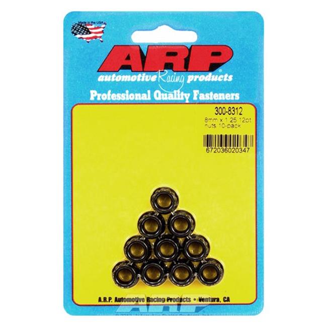 ARP ARP 300-8312 8mm X 1.25 12pt. Nuts (10)