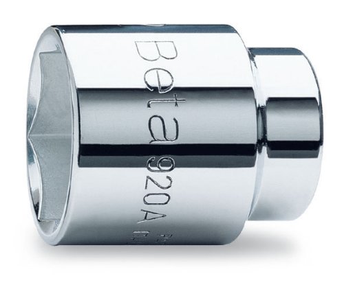 Shiny chrome hexagon hand socket with engraved "Beta 920A14" branding, featuring a smooth finish and a 14mm size for precise fitting.