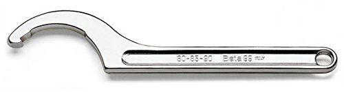 Beta Hook Wrenches with Square Noses, for Ring Nuts UNI/ISO 2982, 2983 - 99 - 22-25-28 mm Size- 000990022 - image 2