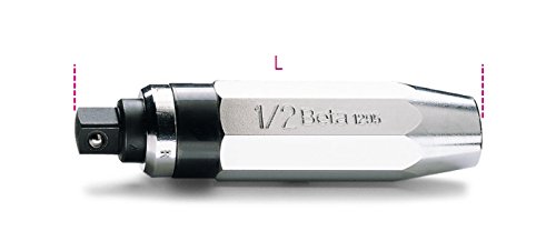 Beta Tools 012950108 features a sleek silver and black socket holder designed for 14 bits, showcasing a durable metal construction with a polished finish.