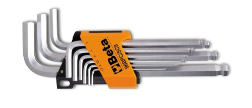 Beta Set of 9 Ball Head Offset Hexagon Key Wrenches - 96BPC/SC9 - image 2