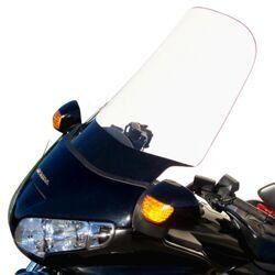 Clear windscreen for Honda GL 1800, measuring 81 cm (32"), featuring a sleek design and durable material, enhancing visibility and protection for motorcycle riders.