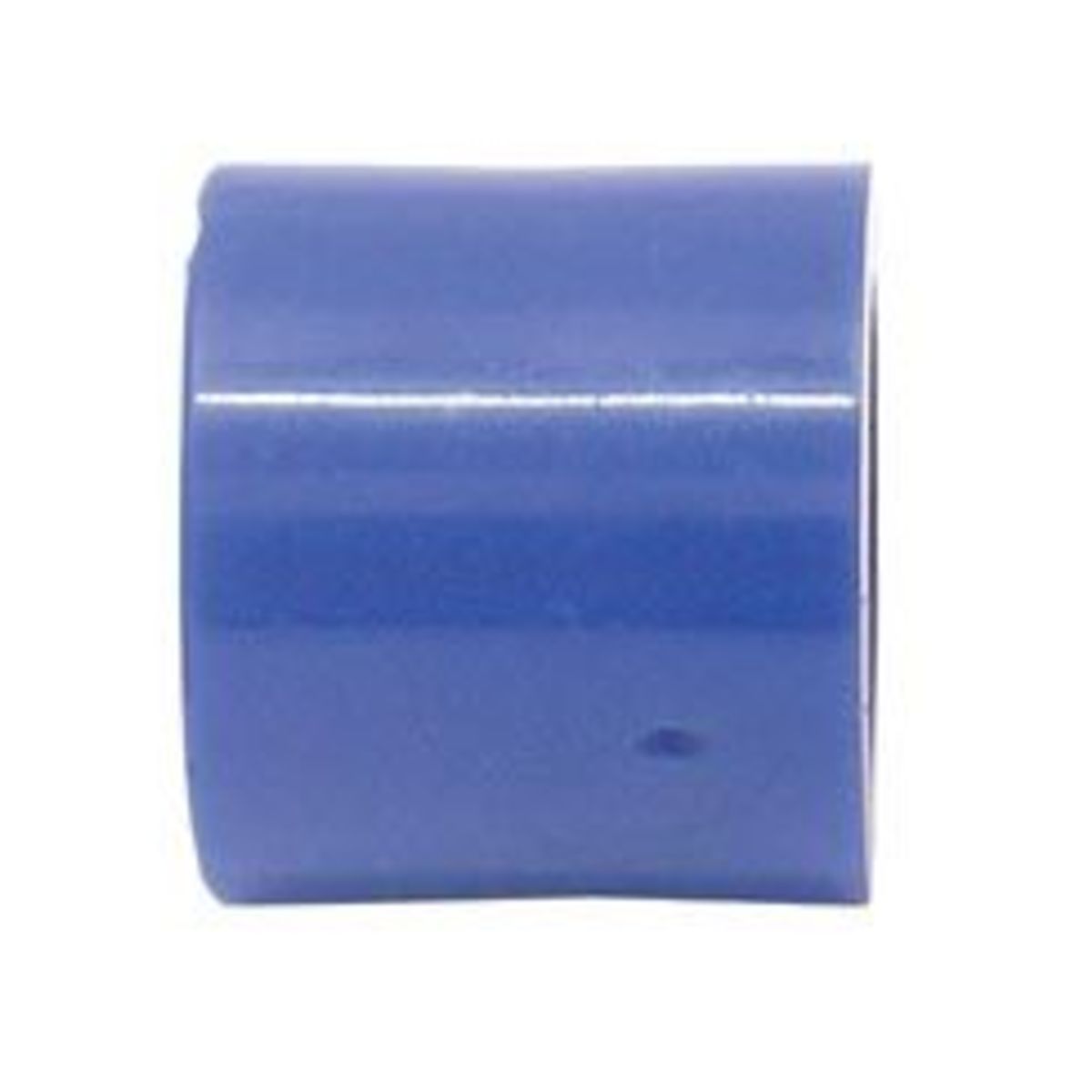 Blue 32mm chain roller made of durable plastic, featuring a smooth surface for efficient chain movement and designed for use with bicycles.