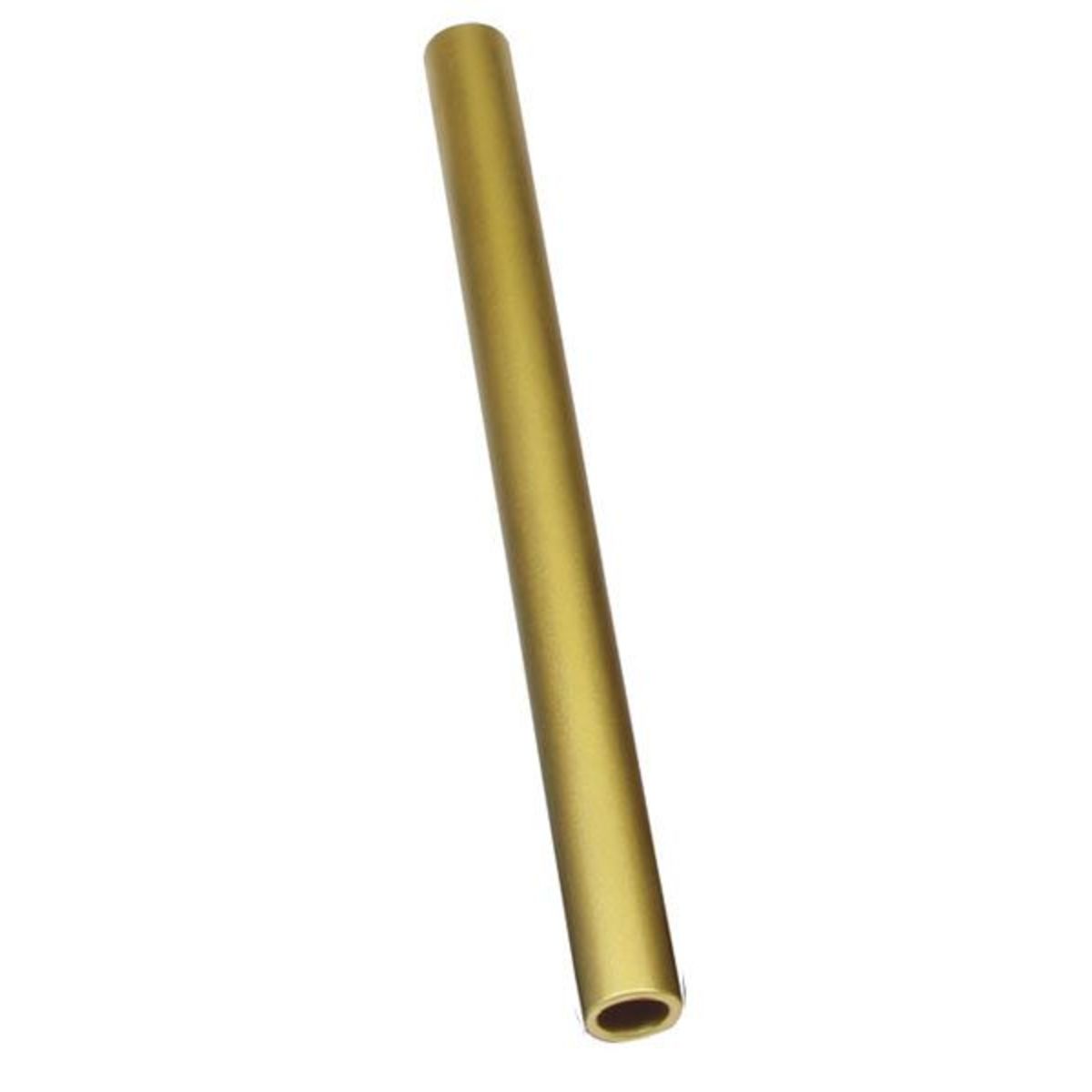 Matt gold clip-on handlebar tube, 280 mm in length, featuring a smooth metallic finish and hollow interior for easy attachment to bike handlebars.