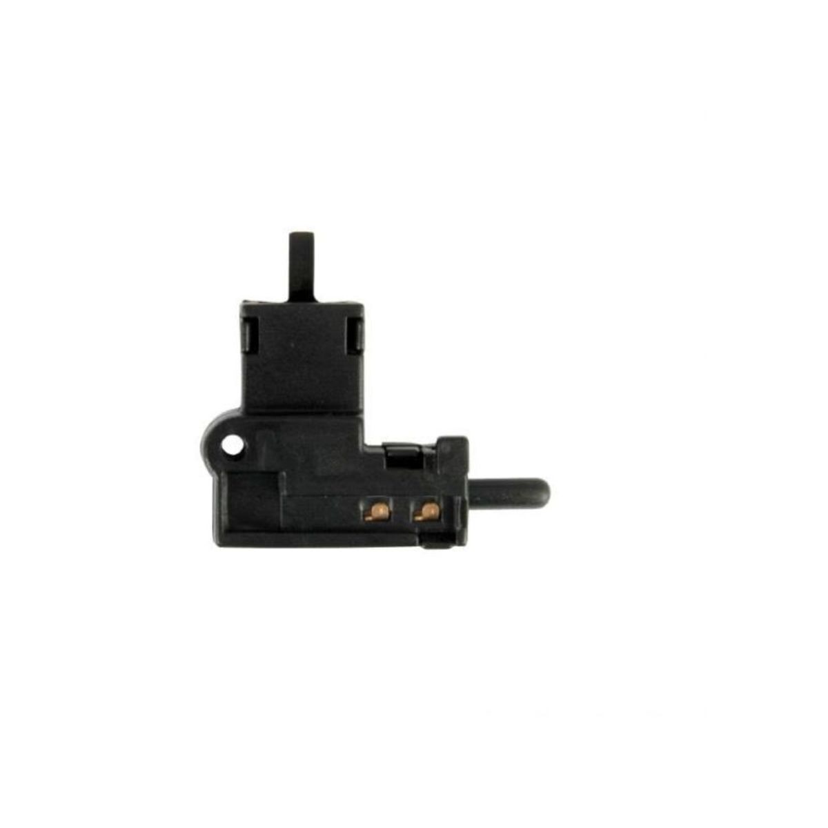 Black plastic clutch switch with a small lever and two metal contact points, designed for Kawasaki models, labeled with part numbers #SSKC01 and #27010-1094.