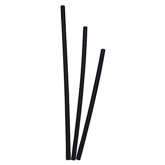 Black GP Pro spoke shrouds by Bike-It, measuring 21 cm, displayed in a pack of 40, featuring a smooth, durable material designed for bicycle wheel spokes.