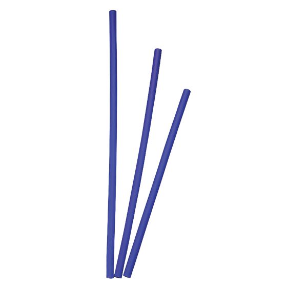 Blue GP Pro spoke shrouds by Bike-It, measuring 21 cm, made of flexible material, packaged in a set of 40 for enhancing bike wheel aesthetics and performance.