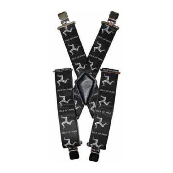 Bike-It Bike It Isle of Man Trousers Braces Black