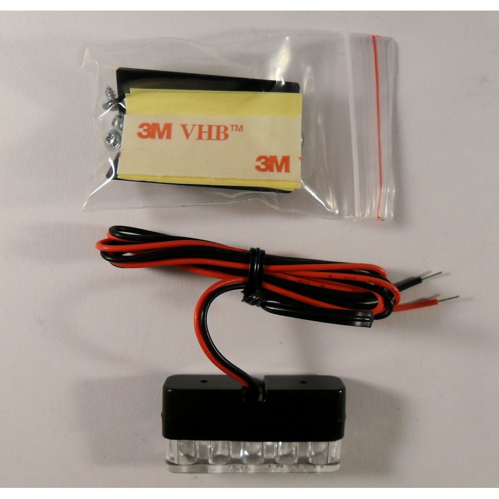 Bike-It LED Number Plate Light - Black, Black - image 2