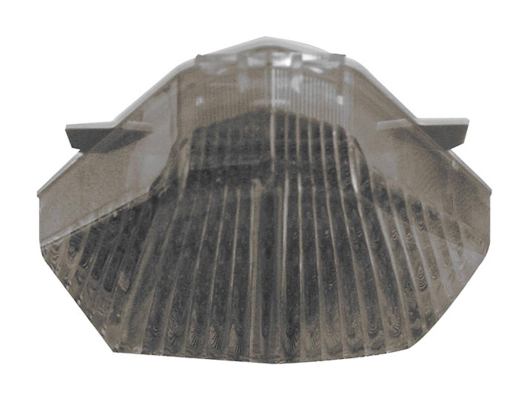 LED rear tail light with a clear lens, featuring integral indicators, designed for Yamaha YZF-R6 models from 2006-07, showcasing a sleek, aerodynamic shape.