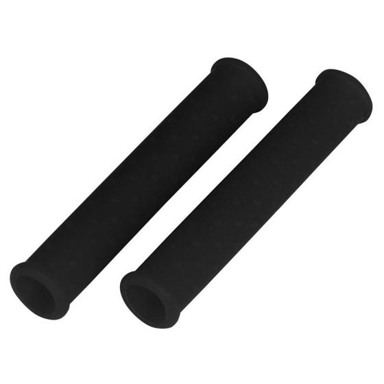 Black silicone lever sleeves by Bike-It, featuring a smooth, durable finish and designed for enhanced grip and comfort on bike levers.