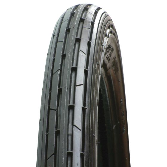 Black Cougar 860 tyre with a size of 250-18, featuring a smooth tread pattern and durable rubber material, designed for optimal grip and performance.