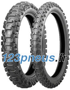 Bridgestone Battlecross X31 rear tyre in size 120/80-19, featuring a rugged tread pattern, dark rubber material, and a reinforced sidewall for enhanced durability and performance.