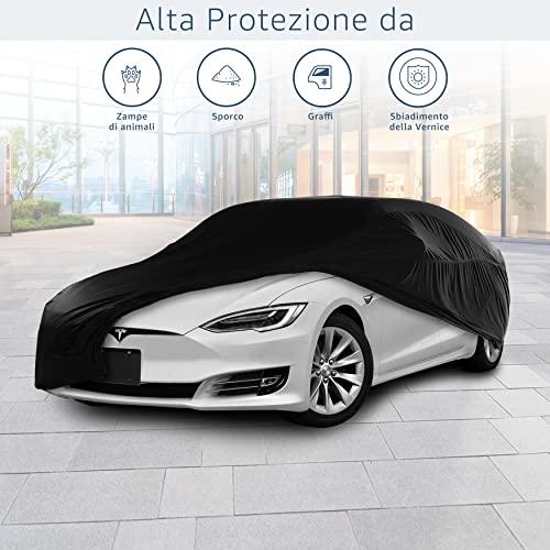 Cosmos Indoor Car Cover - X-Large (516 x 139 x 120cm), Black, Black - image 3