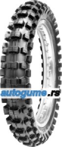 CST CM734 56M E-Mark Bite MX rear tyre in size 100/90-18, featuring a rugged black rubber tread with deep grooves for enhanced grip on off-road surfaces.