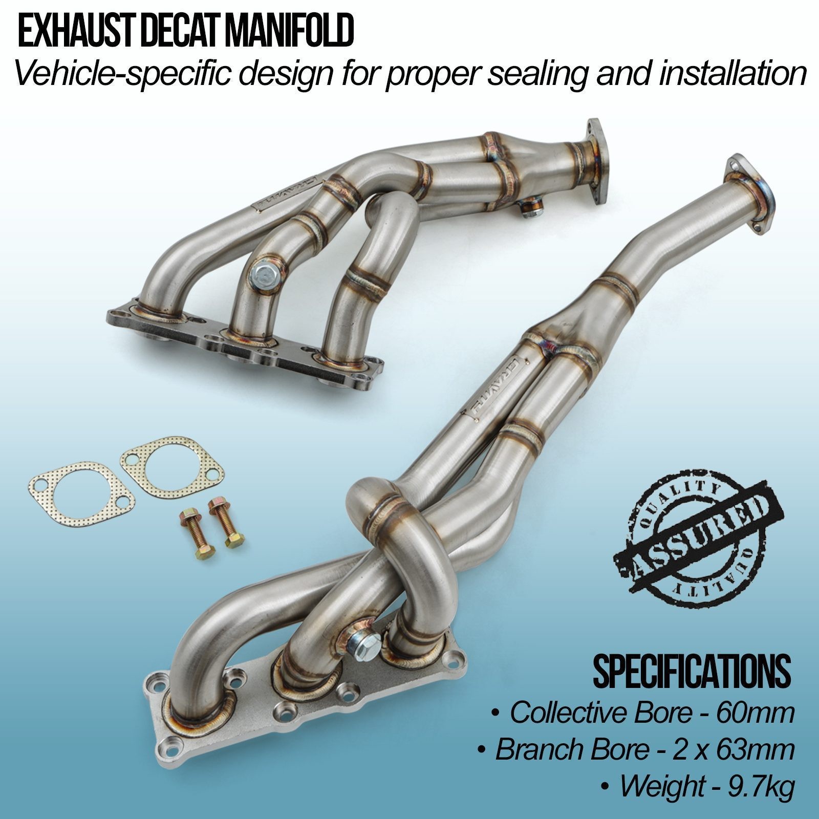 Decat Exhaust Manifold - BMW 3 Series E90 / E91 / E92 / E93 05-13 - image 2