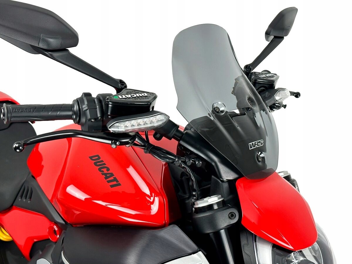 WRS Motocyklové Plexi Wrs Touring Ducati Diavel V4 Tmavý Dym