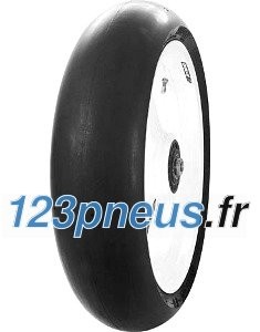 Dunlop KR 108 SSP rear wheel tire in size 140/70 R17, featuring a smooth black rubber surface and a white inner rim, designed for racing with compound MS 1.