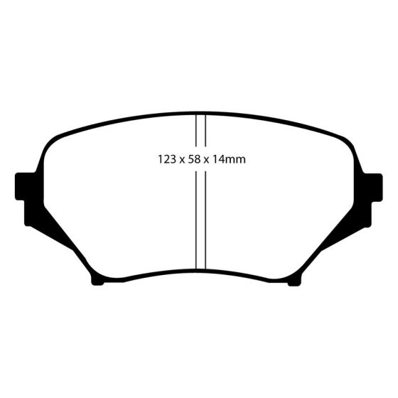 EBC Brakes EBC Brakes DP51774NDX Brake Pad Set