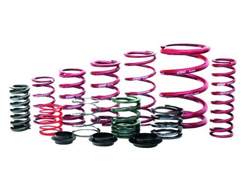 Eibach ERS coil-over spring in vibrant pink, measuring 6.00 inches in length and 2.25 inches in inner diameter, showcasing a durable metal construction.