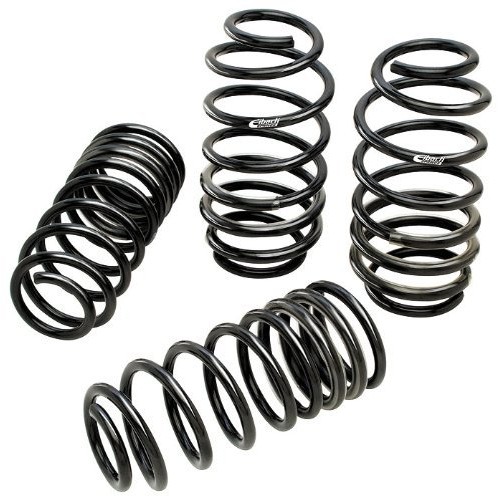 Black coilover springs arranged in a group, featuring a smooth finish and tightly wound coils, with a 2.250-inch inner diameter and a 700 lbs/in spring rate.