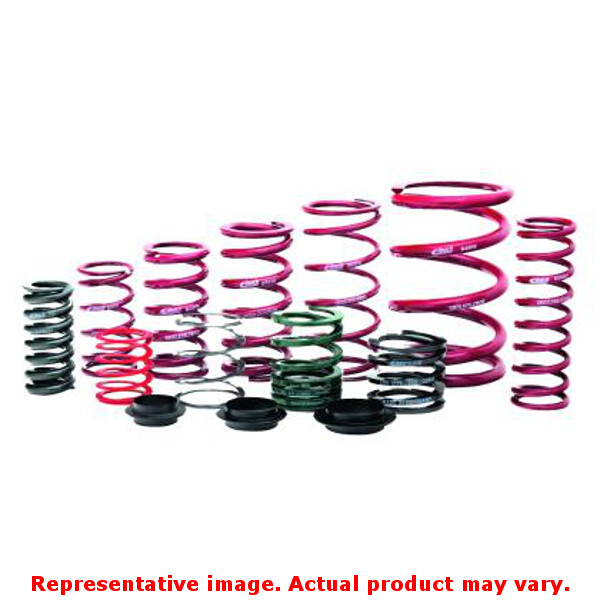 Eibach Competition Springs in various colors, featuring a 60mm internal diameter, 5.51-inch length, and a spring rate of 913 lbs/in, showcasing distinct coil designs.