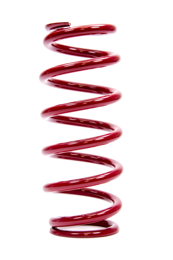 Red Eibach XT Barrel Spring, 10 inches long with a 375 lb/ft rate, featuring a glossy finish and tightly wound coils for enhanced performance and durability.