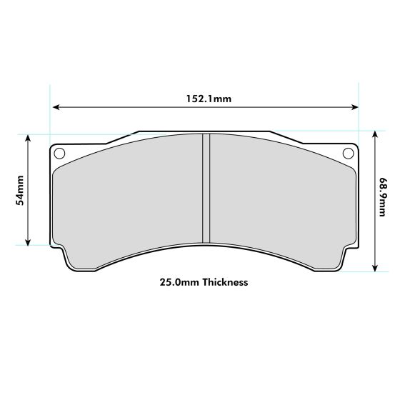 Ferodo Ferodo DS1.11 Brake Pads to Fit AP Racing Various Calipers