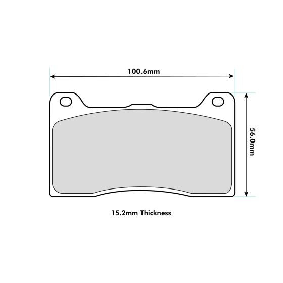 Ferodo Ferodo DS2500 Brake Pads to Fit Wilwood Dynalite / Dynapro Calipers