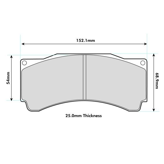 Ferodo Ferodo DS3.12 (Thermally Treated) Brake Pads to Fit AP Racing Various Calipers