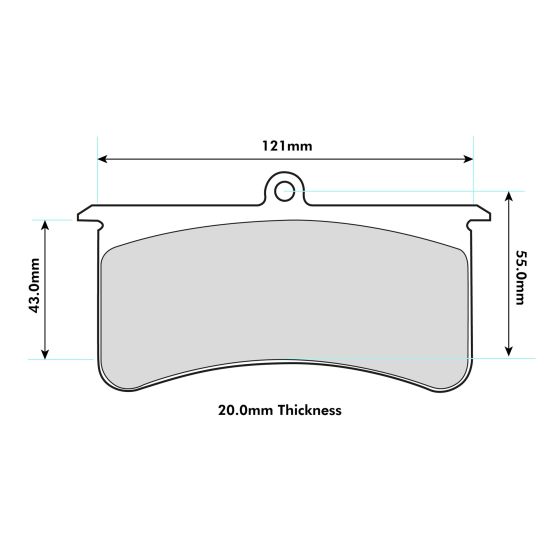 Ferodo Ferodo DS3000 Brake Pads to Fit Wilwood Superlite 4 & 6 Piston Calipers