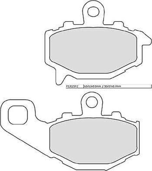 Ferodo FERODO RACING FDB2012P Brake Pad Set