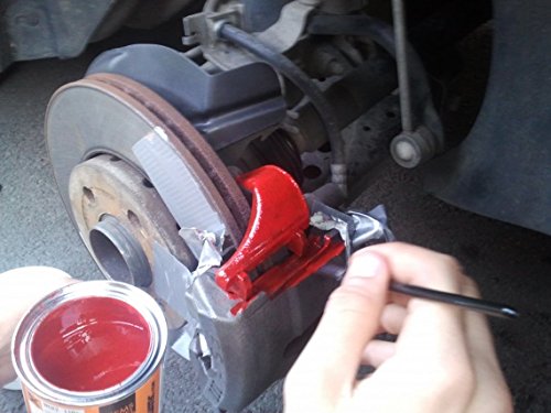 Foliatec Brake Caliper Paint and Engine Lacquer - Rosso Red, Red - image 2
