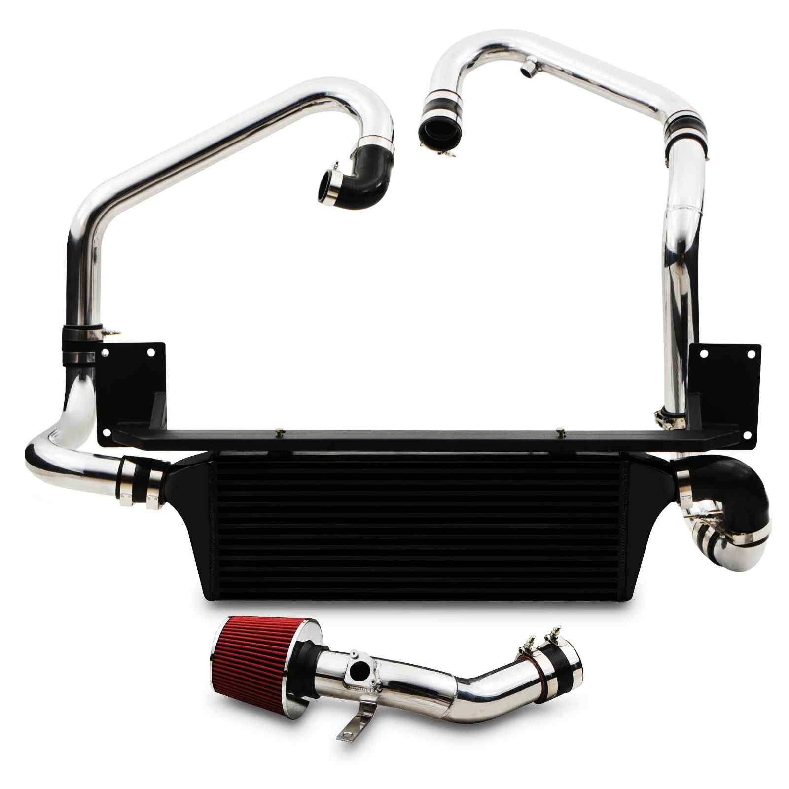 Front Mount Intercooler &amp; Intake Kit - Subaru Impreza Shark Eye / Legacy GRB WRX STI 08-11 - image 2