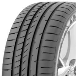 Goodyear Eagle F1 Asymmetric summer tire in size 225/40 R18, featuring a sleek black rubber design with deep tread grooves for enhanced grip and performance.